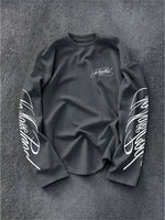 Longsleeve met geprinte tekst