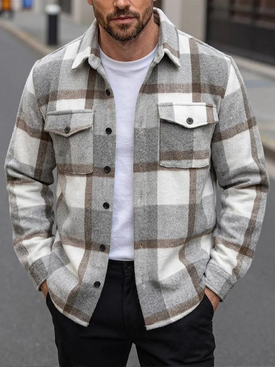 Overshirt met borstzak