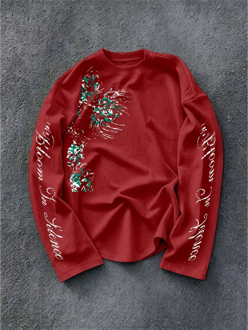 Longsleeve met floral pattern