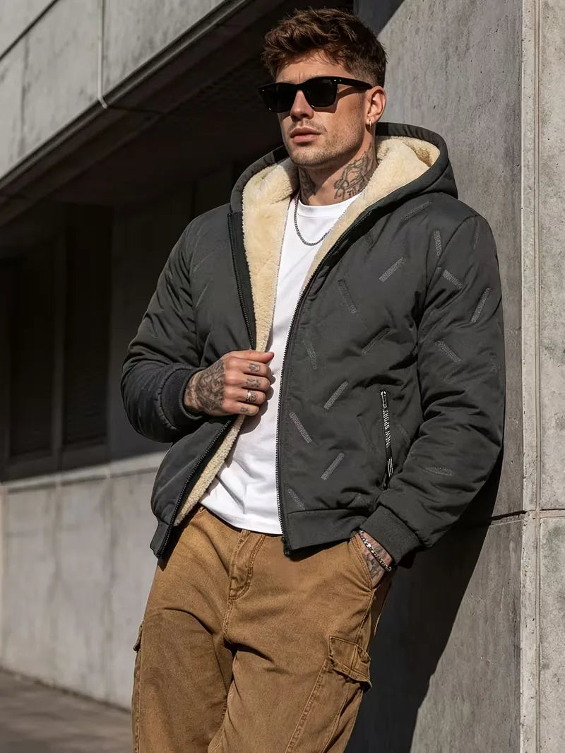 Puffer jacket met capuchon