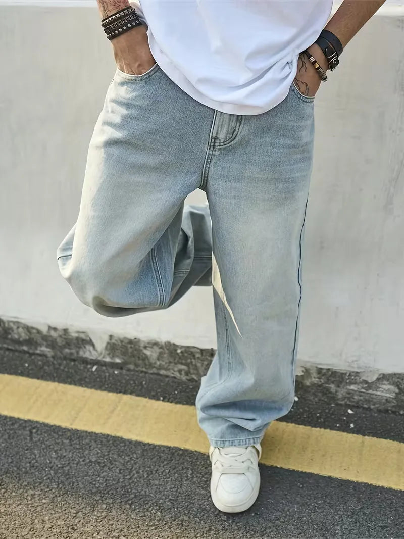 Loose fit jeans met vijf-pocket design