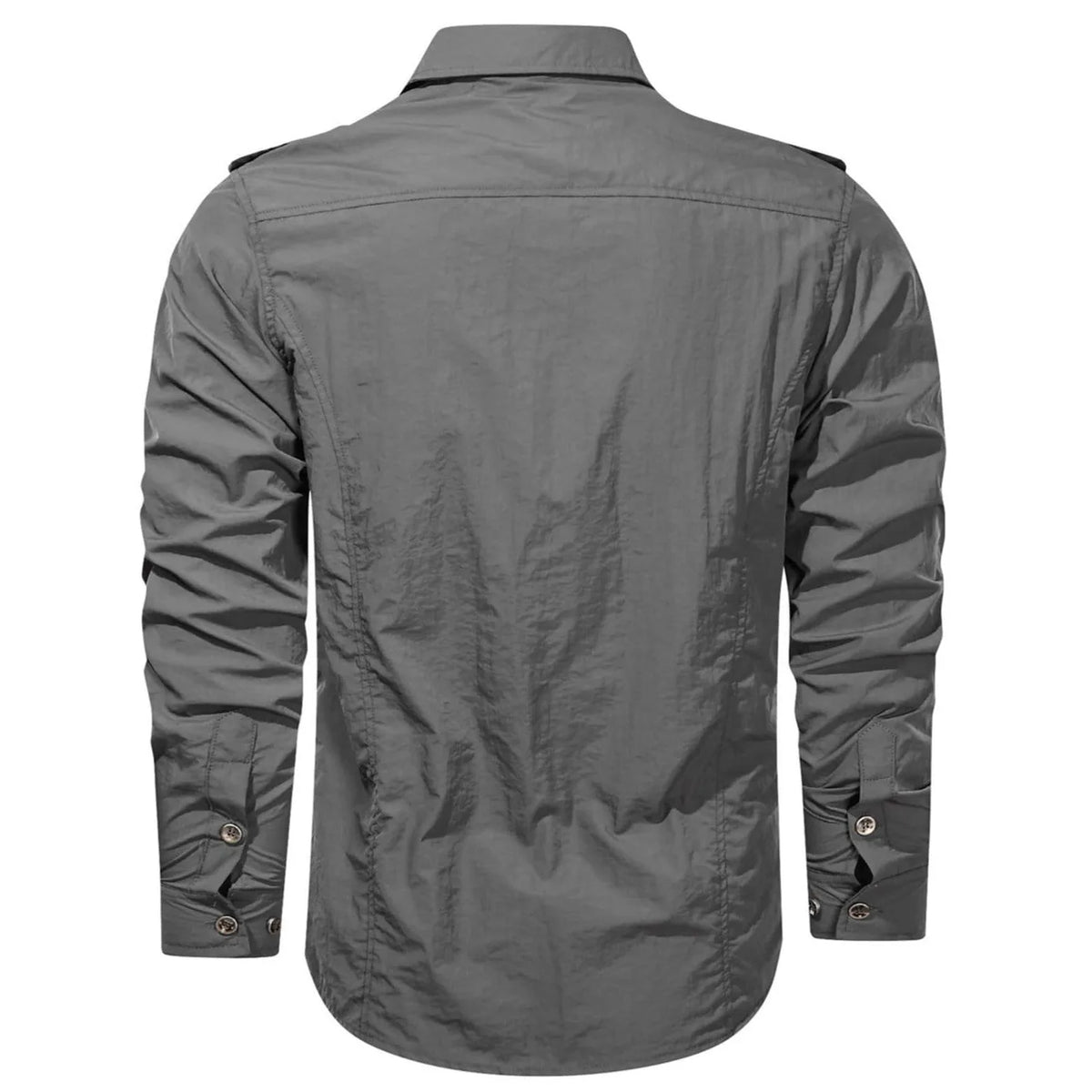 Casual overhemd met mandarin collar