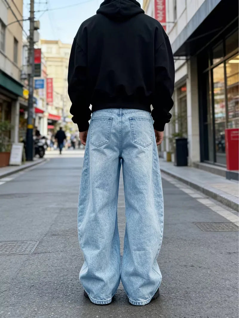 Loose fit jeans met vijf-pocket design