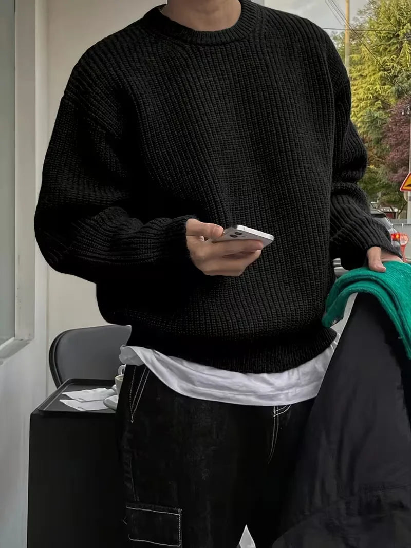 Oversized gebreide trui