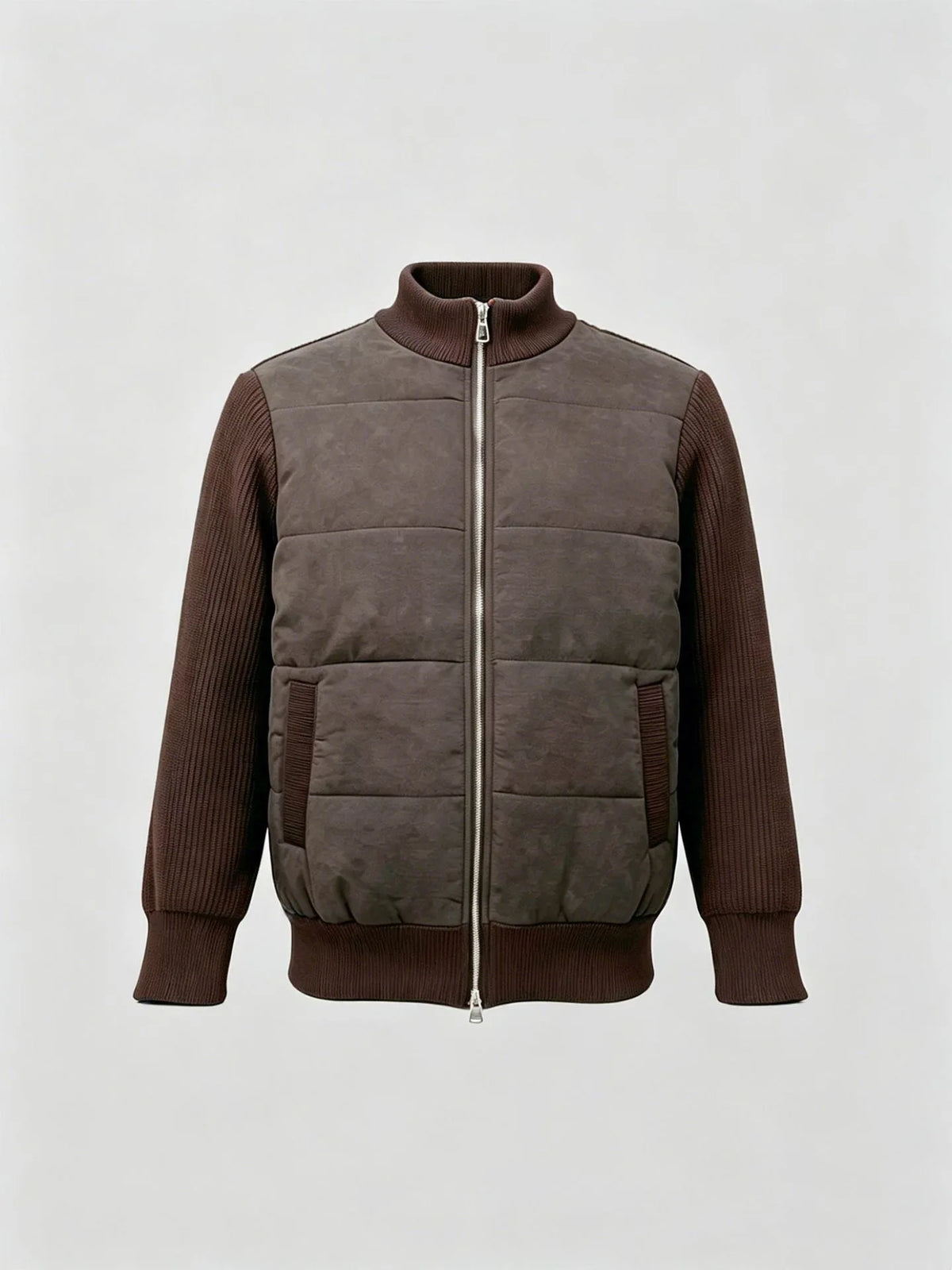 Bomberjack met patchwork design