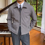 Bomberjack met houndstooth patroon