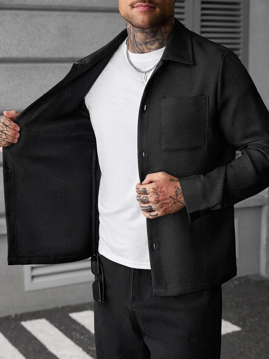 Overshirt met borstzak