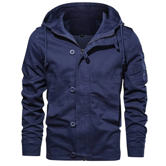 Parka met capuchon en meerdere zakken