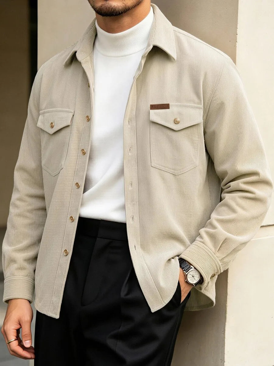 Overshirt met borstzak
