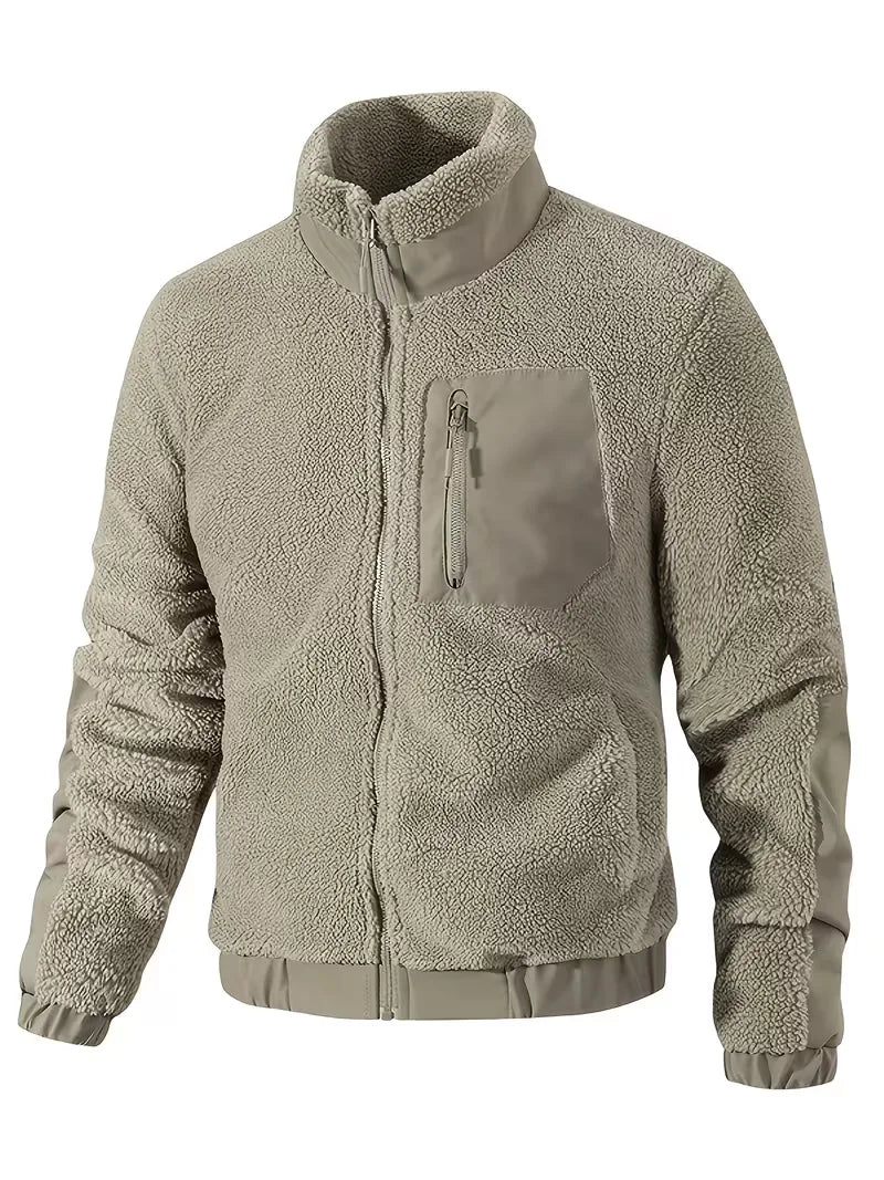 Bomberjack met fleece materiaal