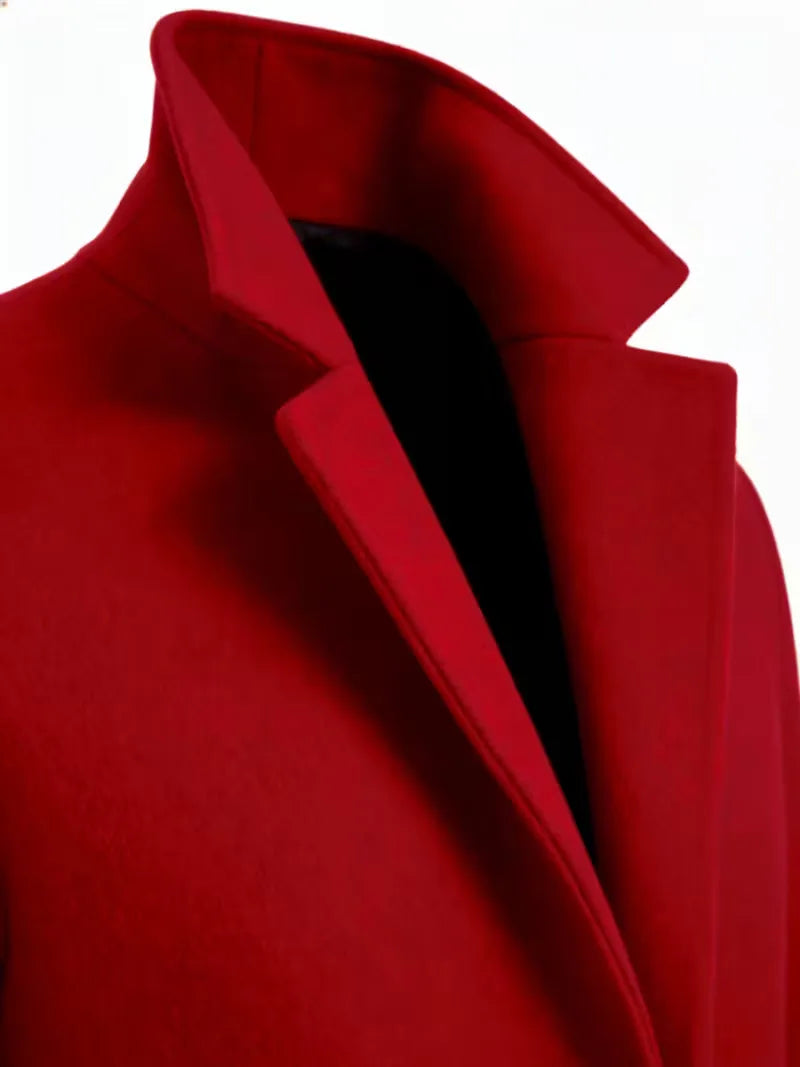Trenchcoat met lapel collar