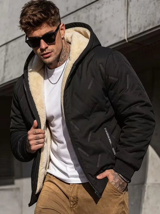 Puffer jacket met capuchon