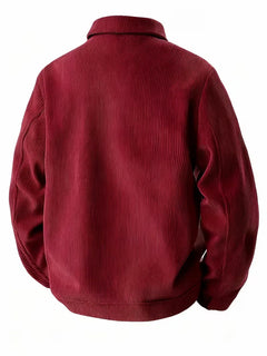 Lounge set met corduroy jacket