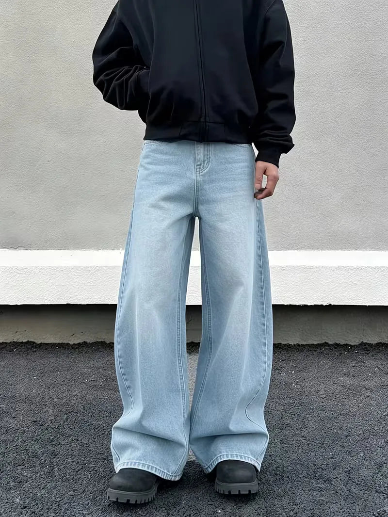 Loose fit jeans met vijf-pocket design