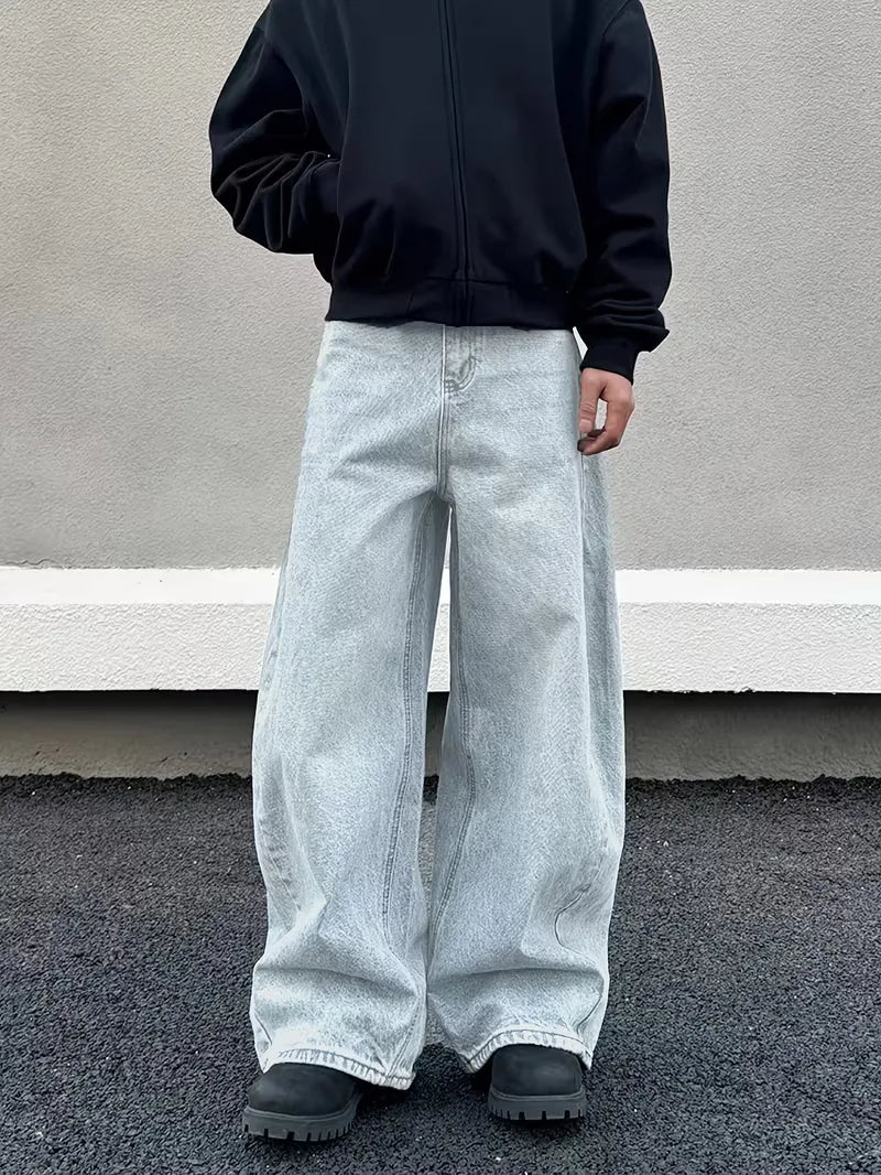 Loose fit jeans met vijf-pocket design