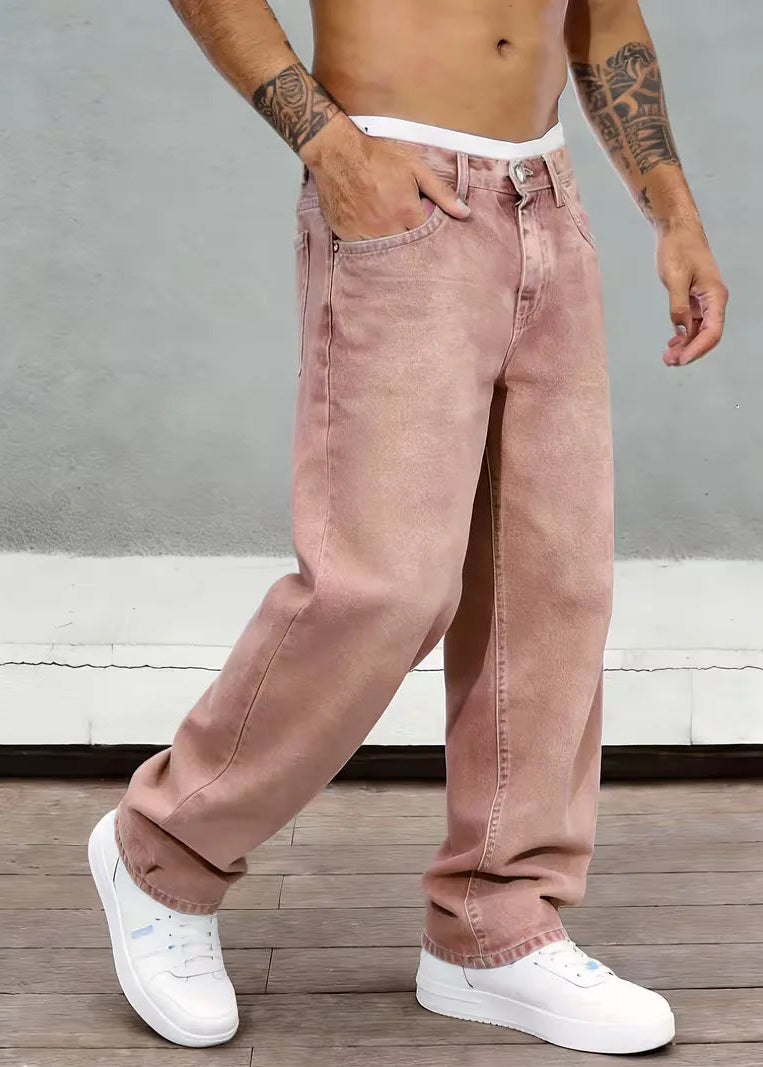 Straight jeans met vijf-pocket design
