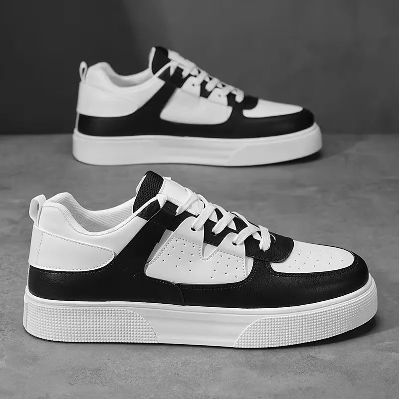 Lage sneakers met perforaties