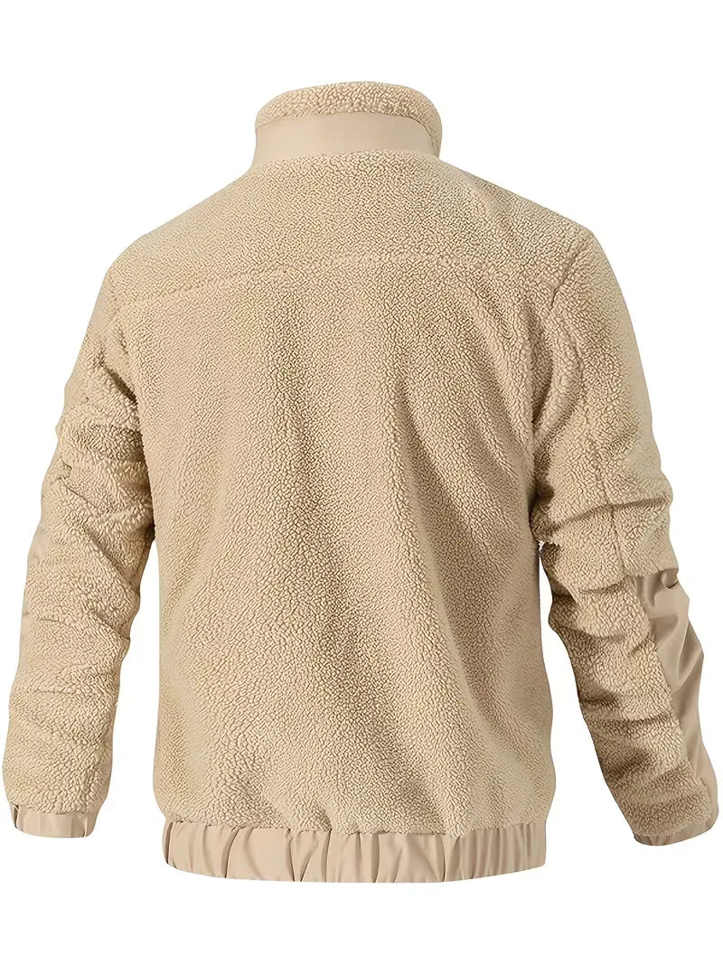 Bomberjack met fleece materiaal