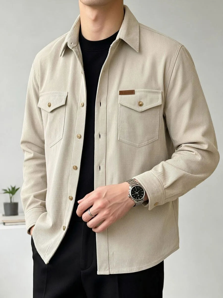 Overshirt met borstzak