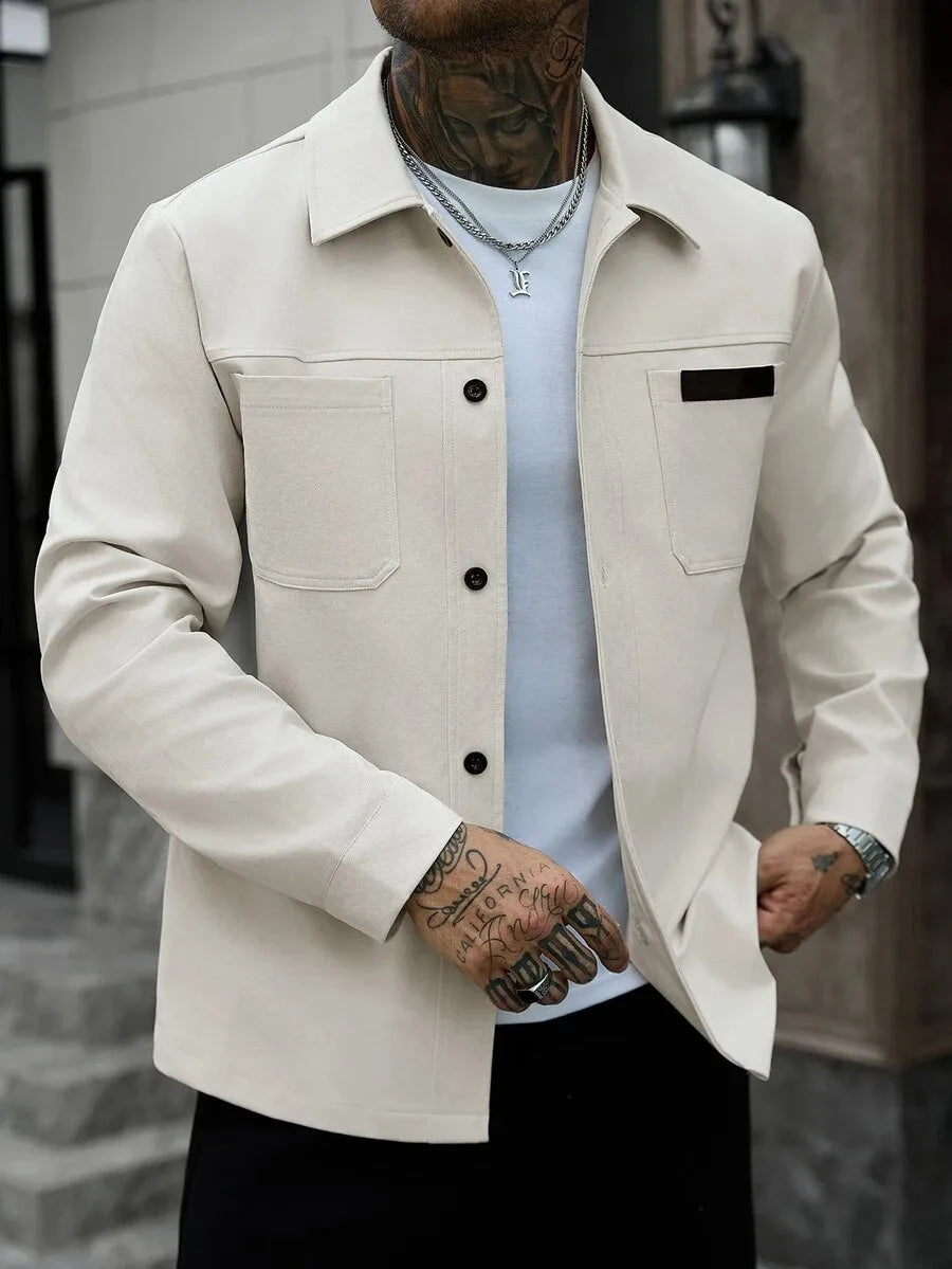 Overshirt met borstzak