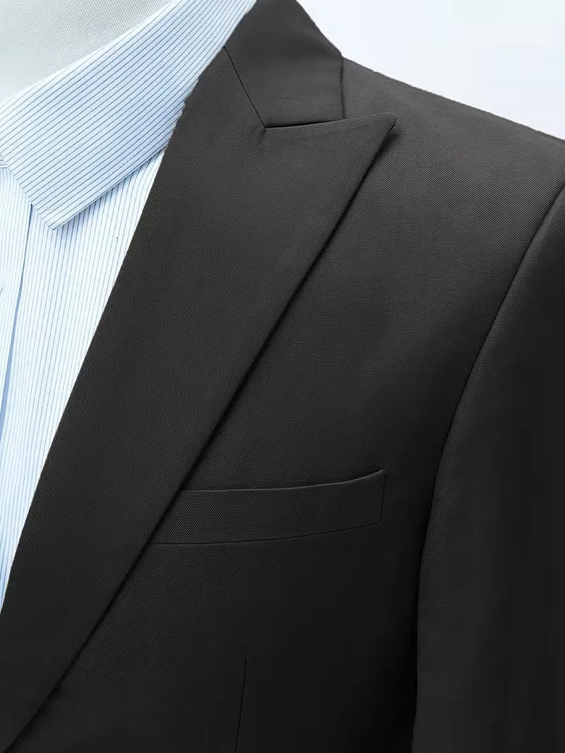Drie-delig slim fit pak