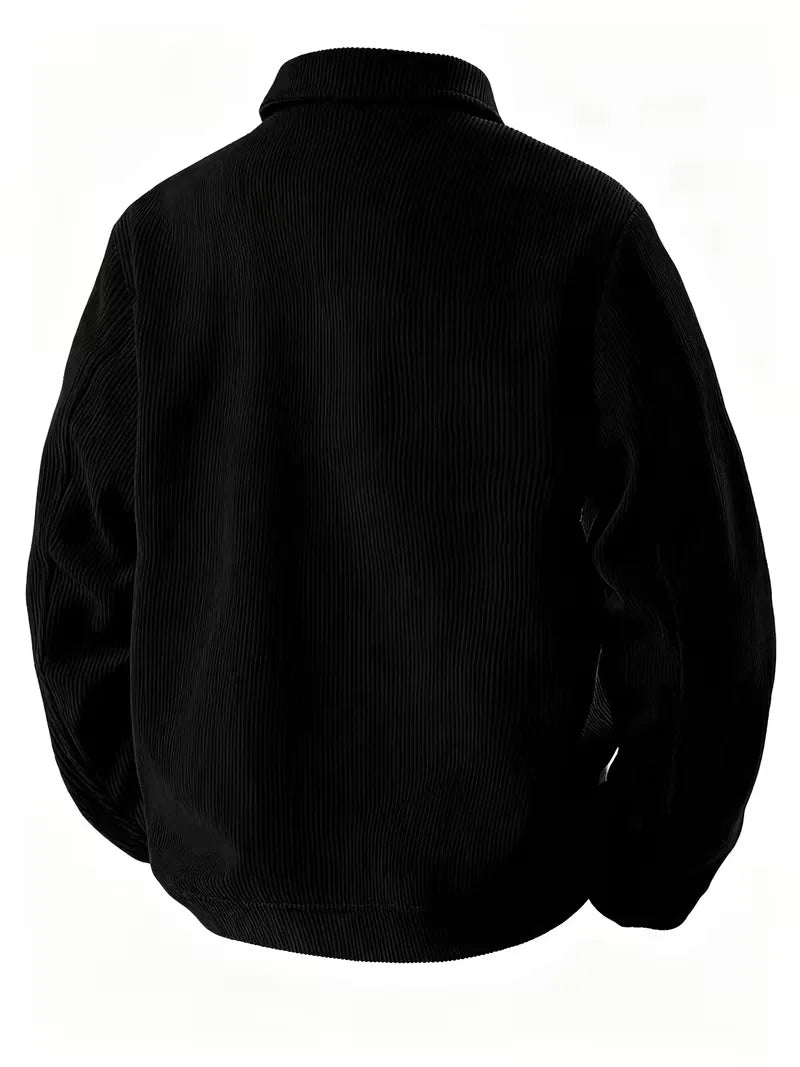 Lounge set met corduroy jacket