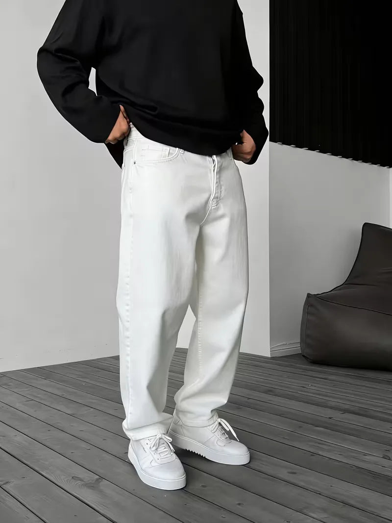 Loose fit jeans met vijf-pocket design