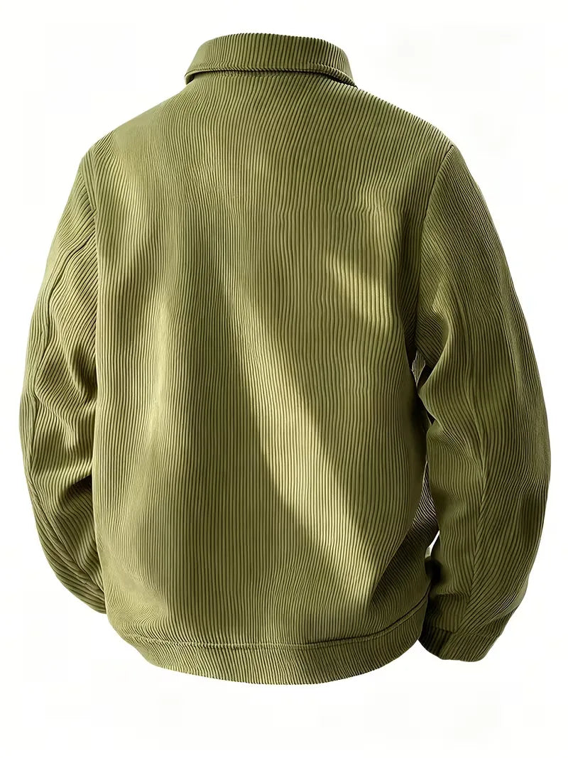 Lounge set met corduroy jacket