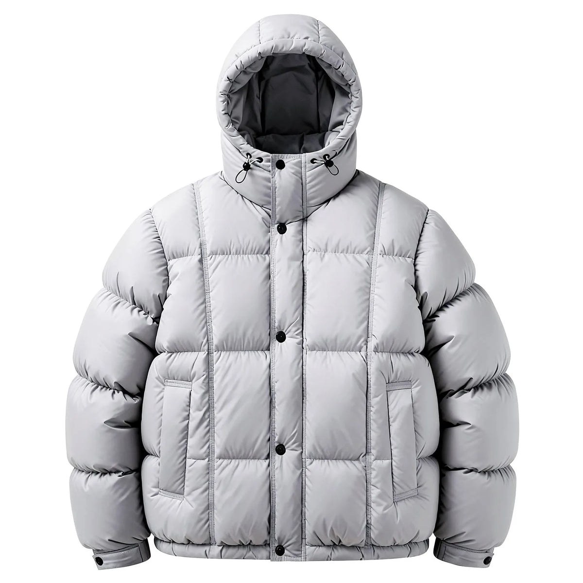 Puffer jacket met capuchon