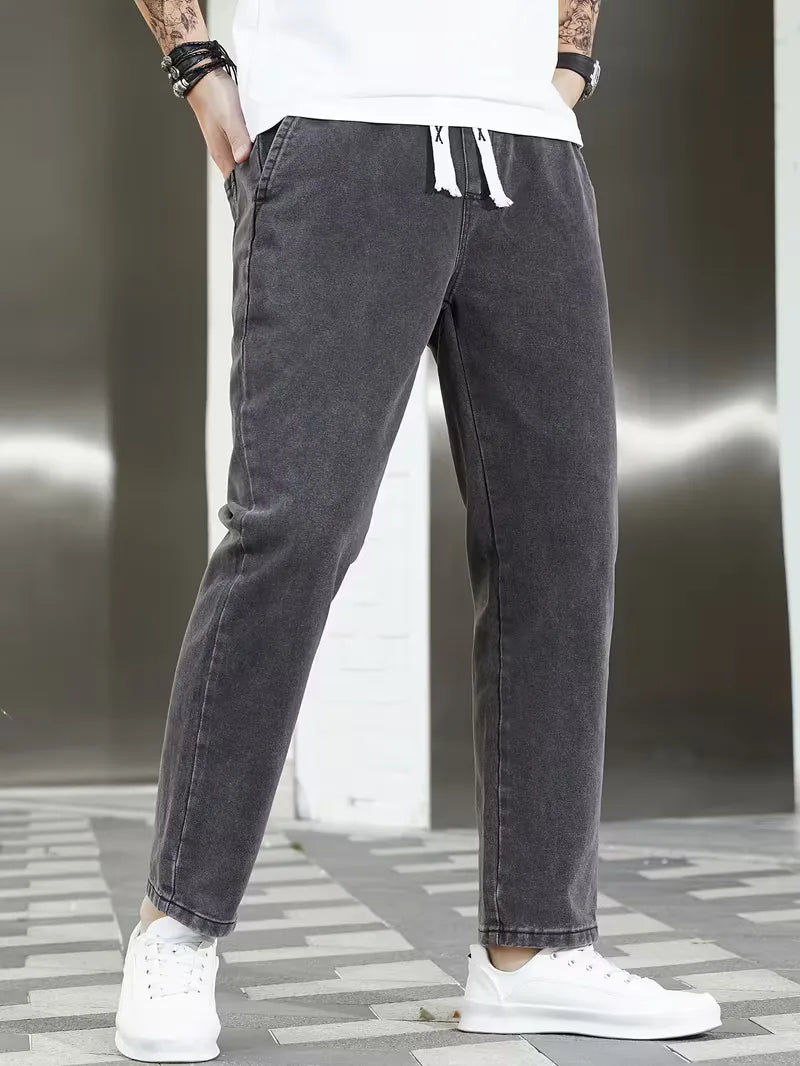 Joggers met elastische tailleband