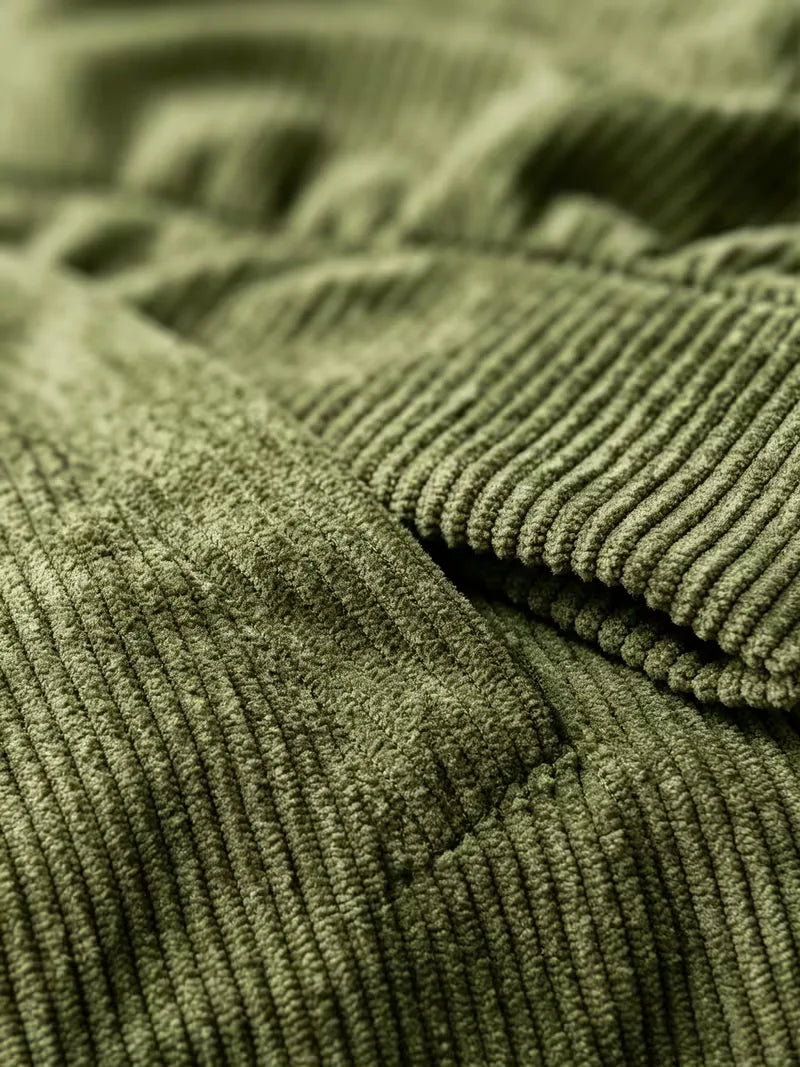 Lounge set met corduroy textuur