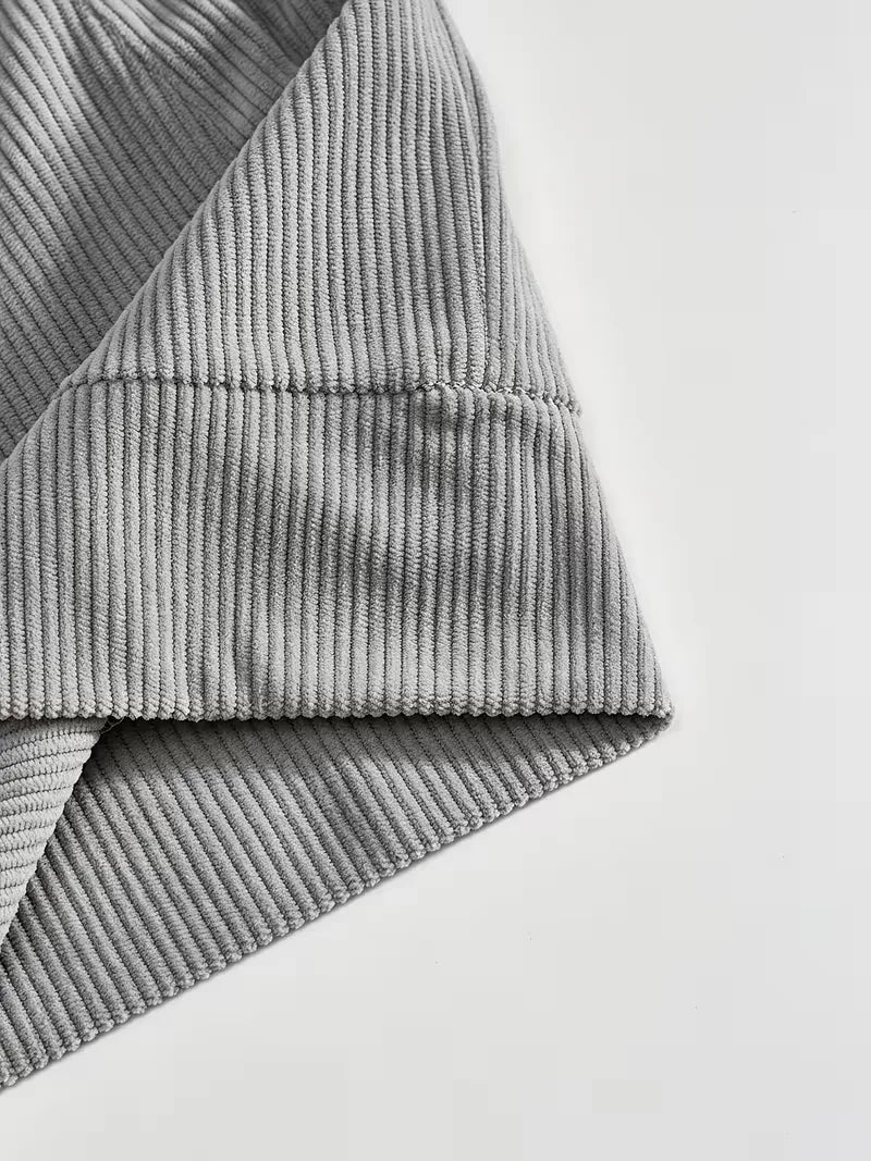 Lounge set met corduroy jacket