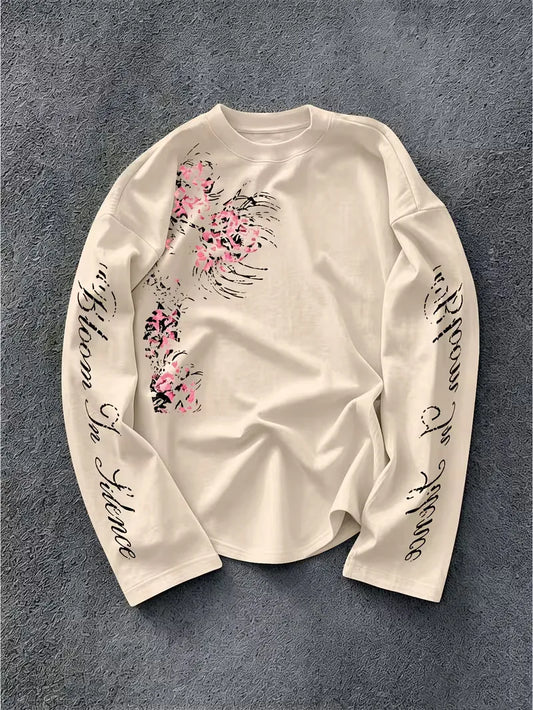 Longsleeve met floral pattern
