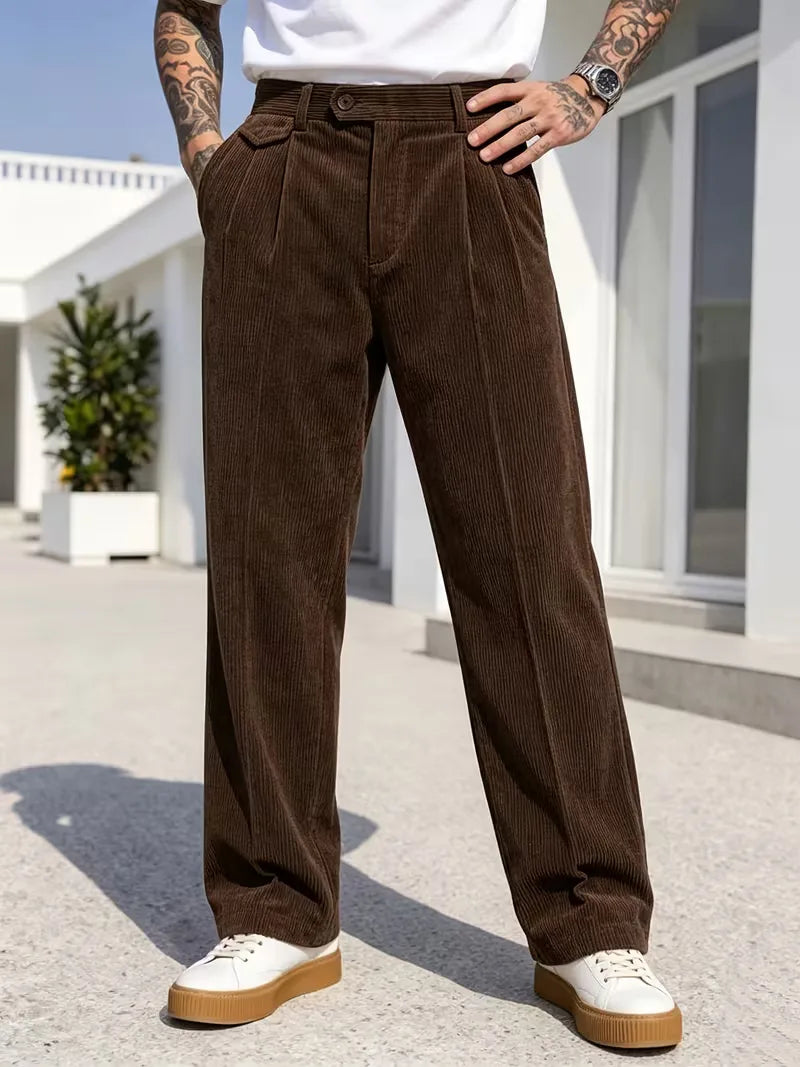 Pantalons met brede pasvorm