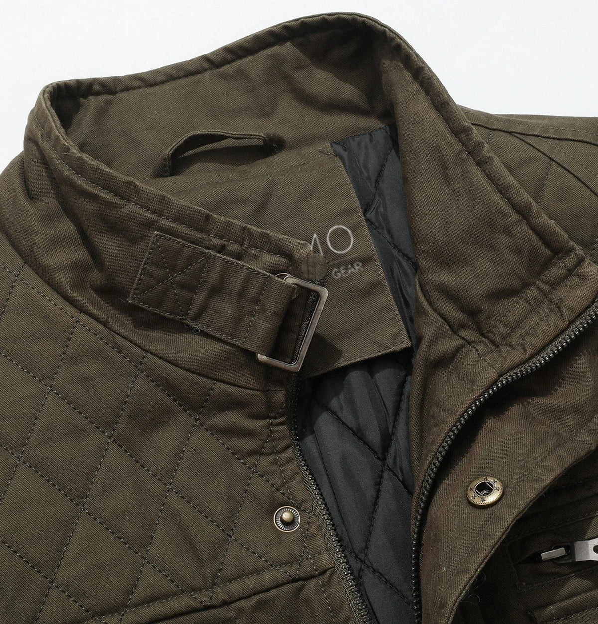 Parka met utility pockets