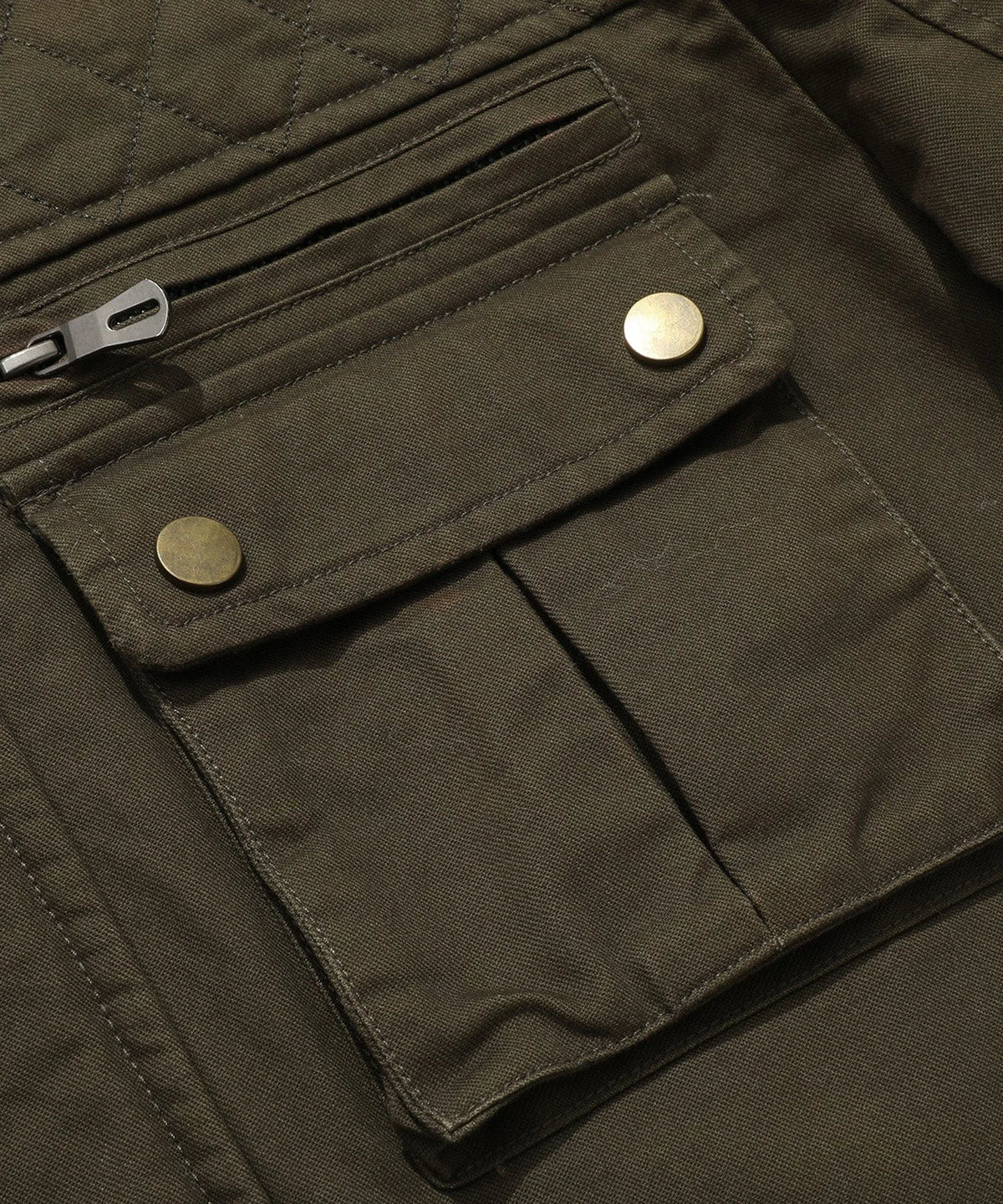 Parka met utility pockets