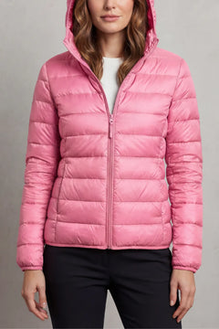 Lichtgewicht puffer jas met capuchon