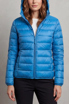 Lichtgewicht puffer jas met capuchon