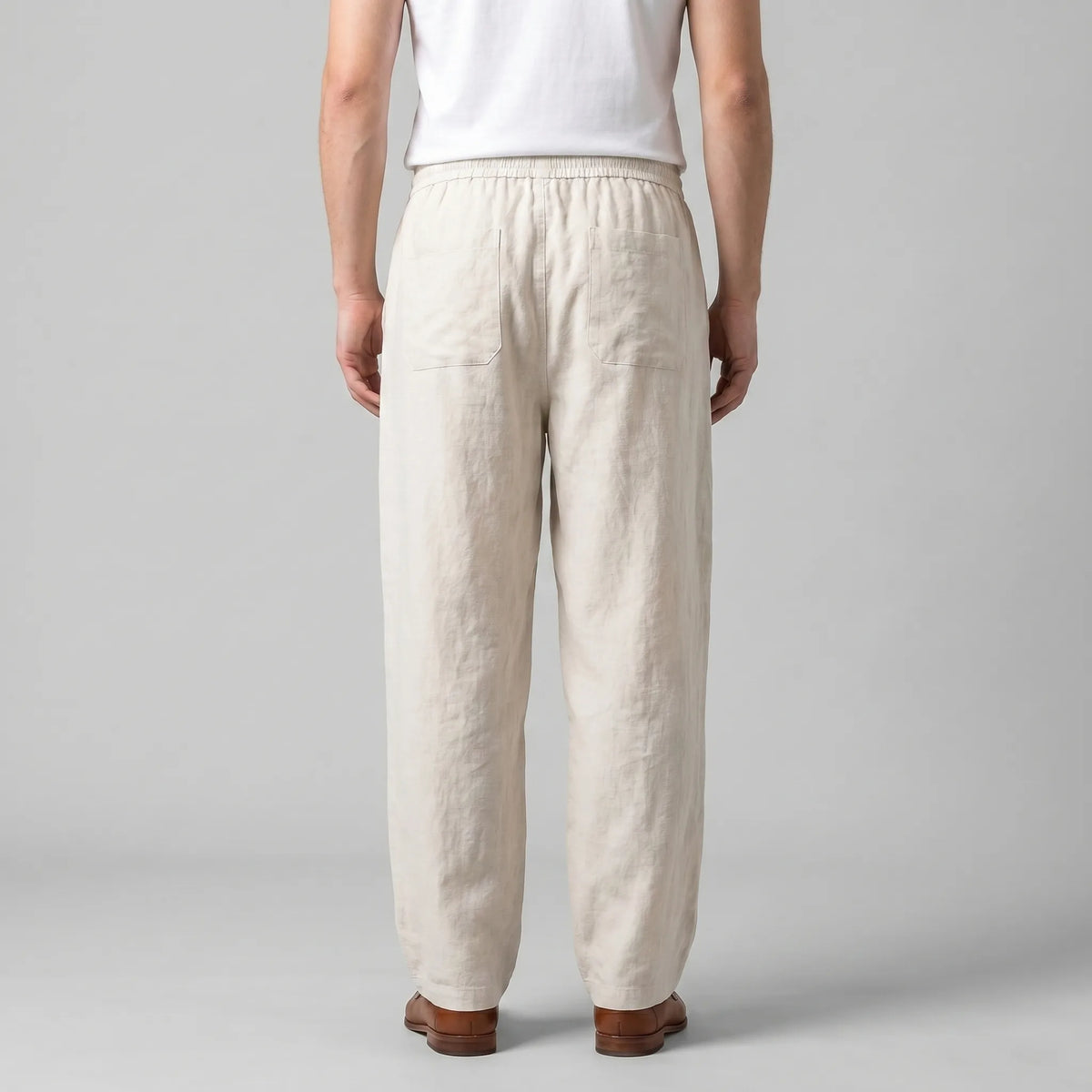 Linnen wijde broek