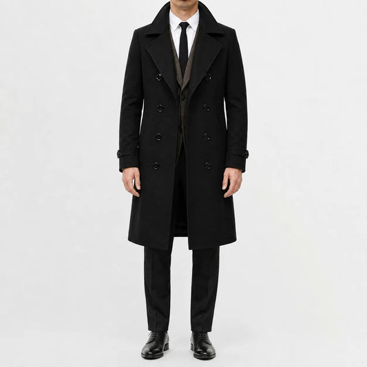Trenchcoat met double-breasted sluiting