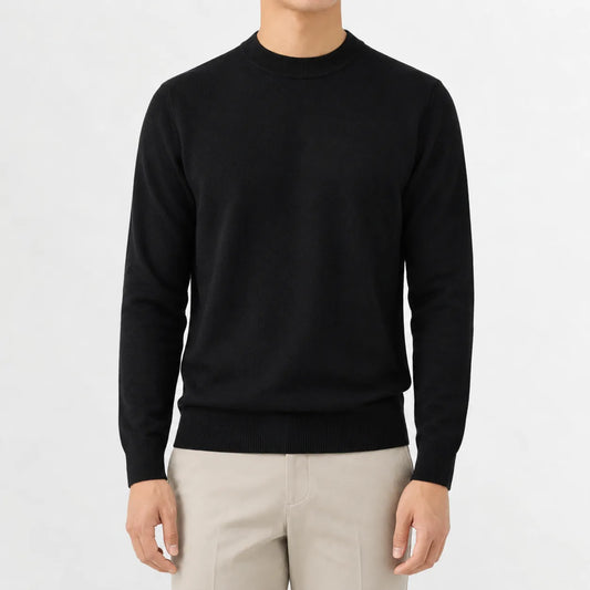 Trui met crew neckline en lange mouwen