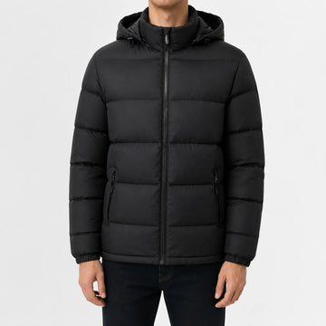 Puffer jacket met capuchon