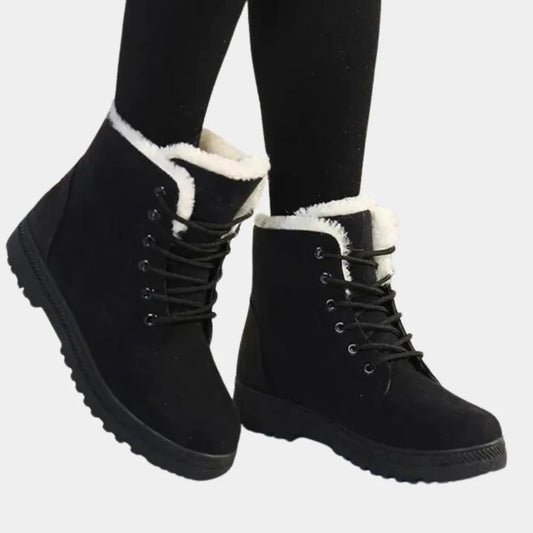 Veterboots met fluffy voering