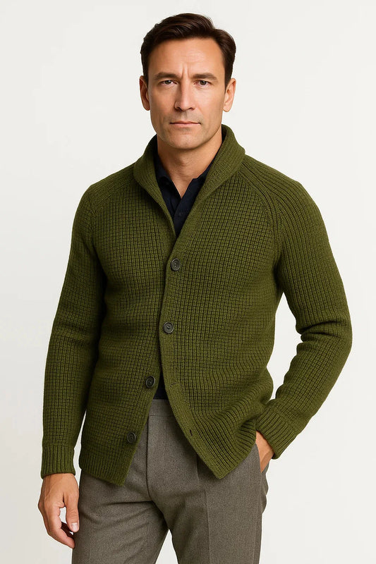 Cardigan met V-neck en knoopsluiting