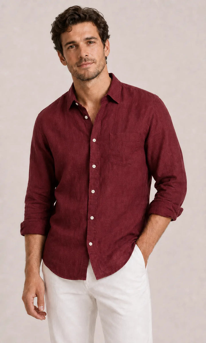 Casual overhemden met V-neck