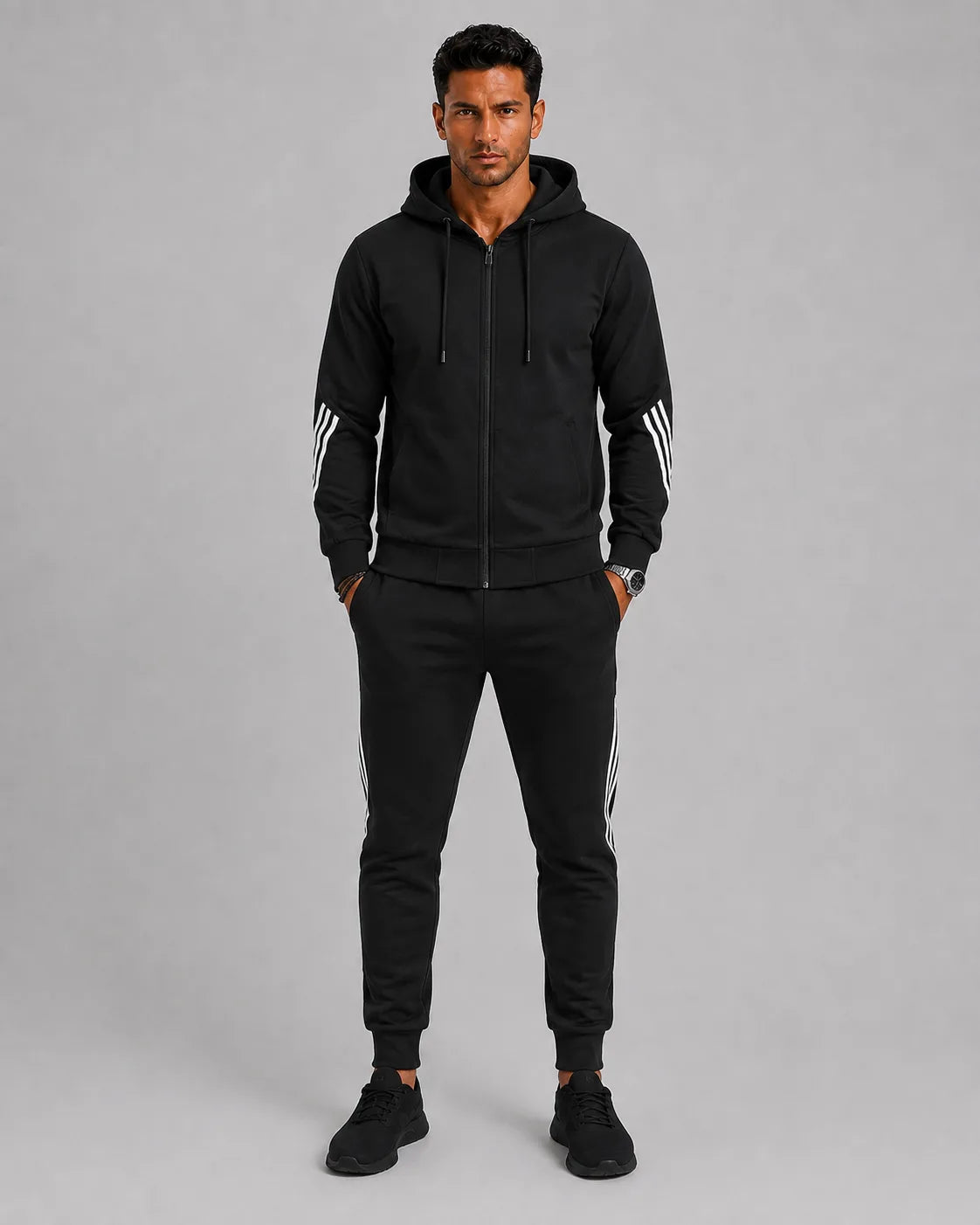 Trainingspakken met zip-up hoodie