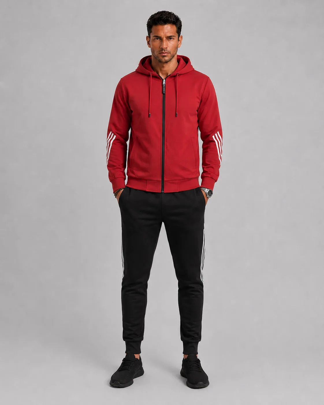 Trainingspakken met zip-up hoodie