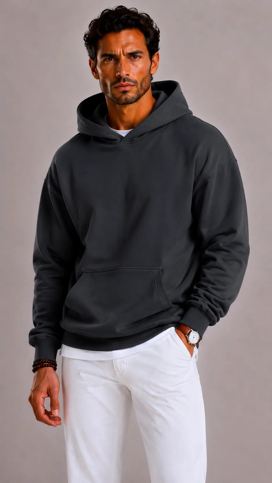 Oversized hoodie met capuchon