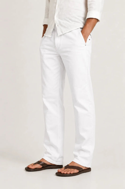 Straight jeans met vijf-pocket design