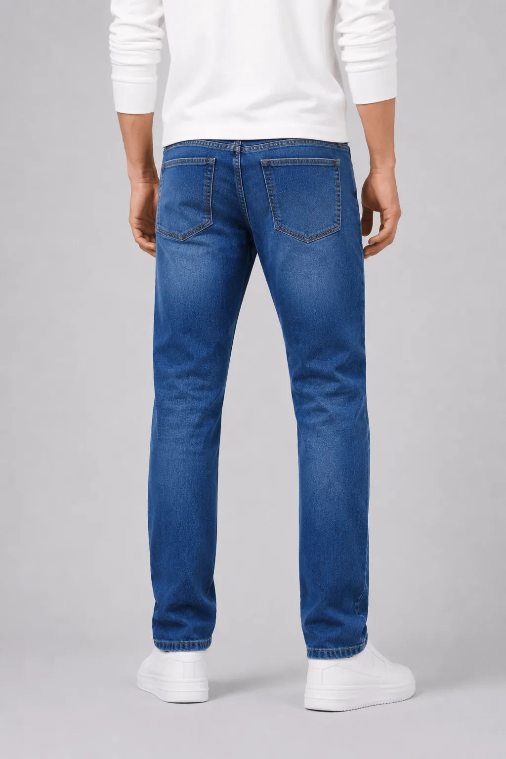 Straight jeans met vijf-pocket design